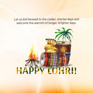 Happy Lohri hd images poster banner status and hd photos